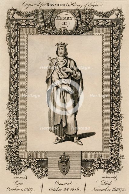 'Henry III', (1207-1272), c1787.  Artist: Unknown.