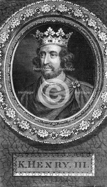 Henry III of England, (18th century).Artist: George Vertue