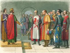 Henry III and his Parliament 1258 (1864). Artist: James William Edmund Doyle