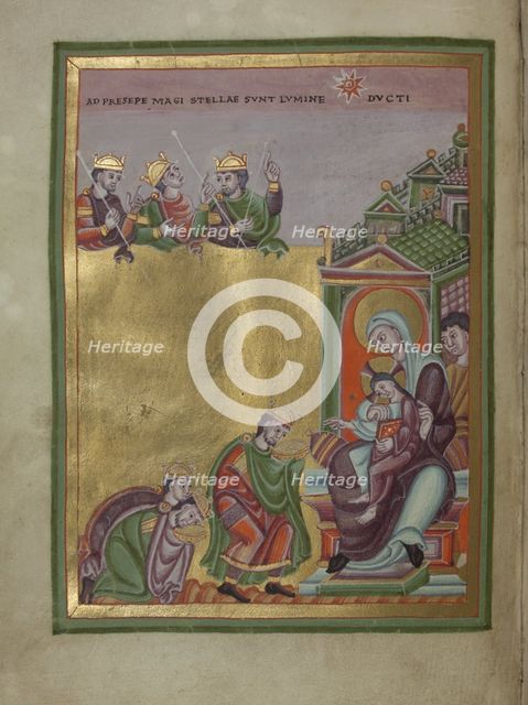 Henry III, Holy Roman Emperor (Evangelarium for Henry III), 1039–1043. Artist: Anonymous  