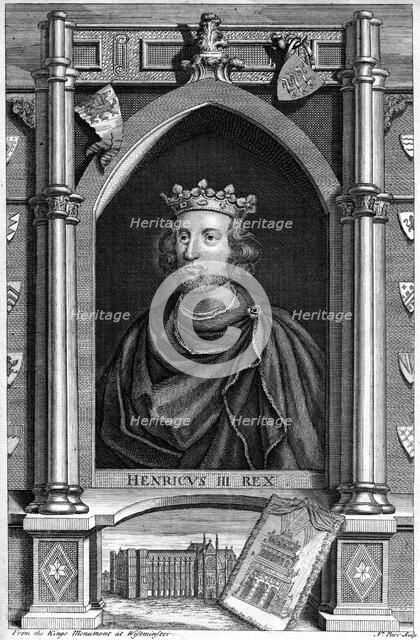 Henry III, King of England.Artist: Nathaniel Parr