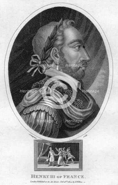 Henry III, King of France, (1804).Artist: J Chapman