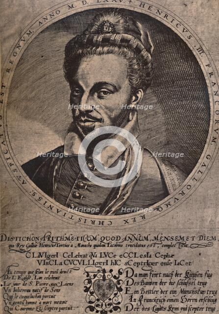 Henry III, King of France, c16th century (1894). Artist: Unknown.