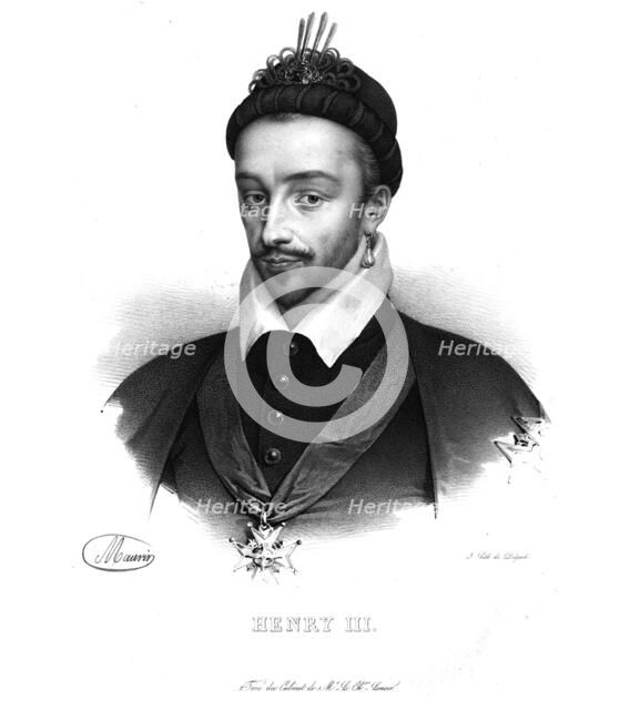 Henry III, King of France, (c1820s).  Artist: Maurin.