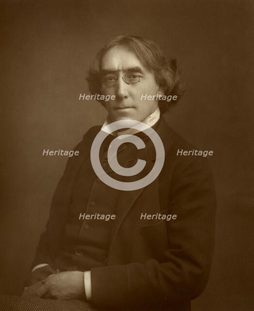 Henry Irving, British actor, 1884. Artist: Unknown