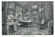 Henry Irvings Dressing Room, 1891