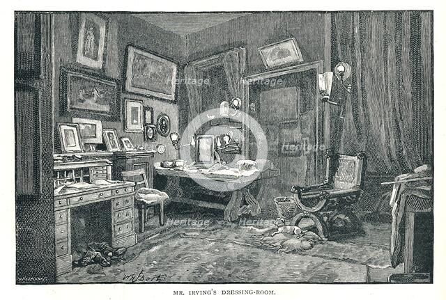 Henry Irvings' Dressing Room, 1891 Artist: Unknown