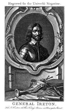 Henry Ireton, 17th century English Parliamentary commander. Creator: Unknown