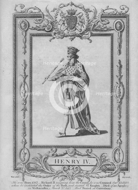 'Henry IV', 1783.  Artists: Samuel Wale, John Cary.