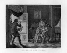 Henry IV and his children c1833 Creator: Edouard Schuler