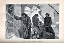 Henry IV Doing Penance at Canossa, 1882. Artist: Anonymous