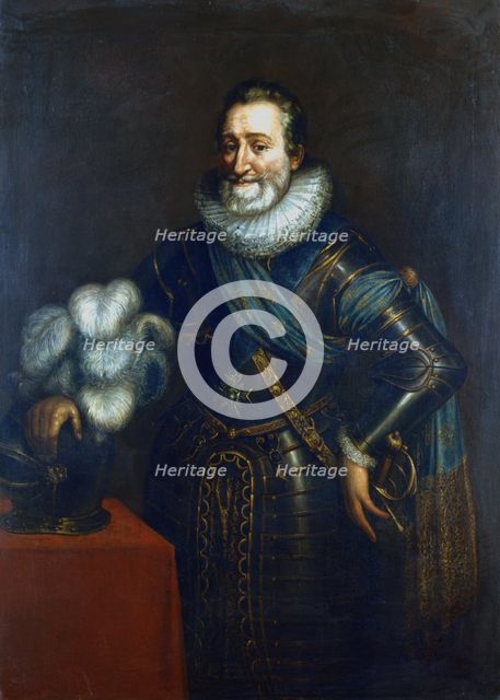 Henry IV, first Bourbon King of France, c1589-1610. Artist: Jacob Bunel