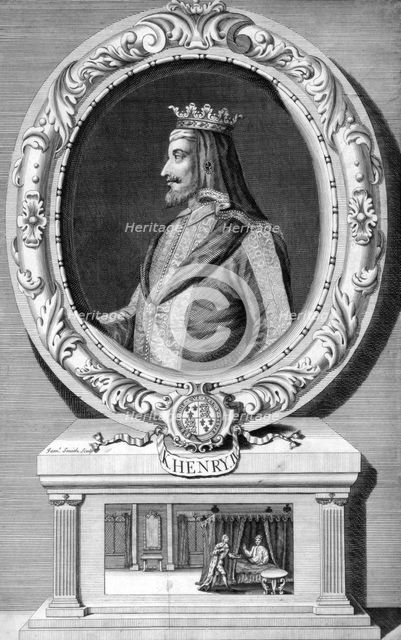 Henry IV, King of England.Artist: J Smith