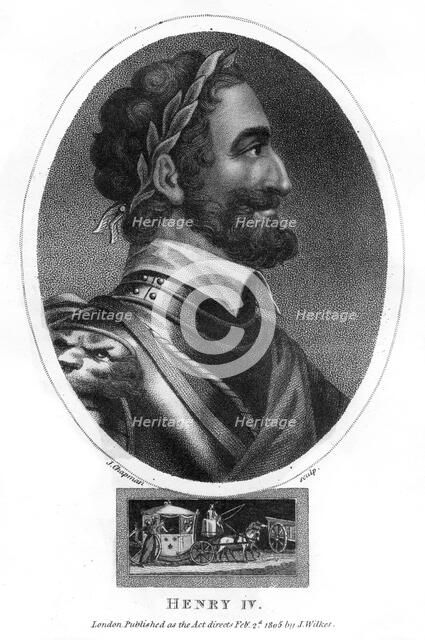 Henry IV, King of France, (1805).Artist: J Chapman