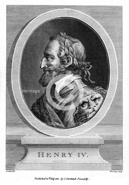 Henry IV, King of France, (1812).Artist: Bromley