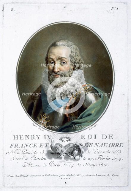 Henry IV, King of France and Navarre, (c1771-1847). Artist: Ride