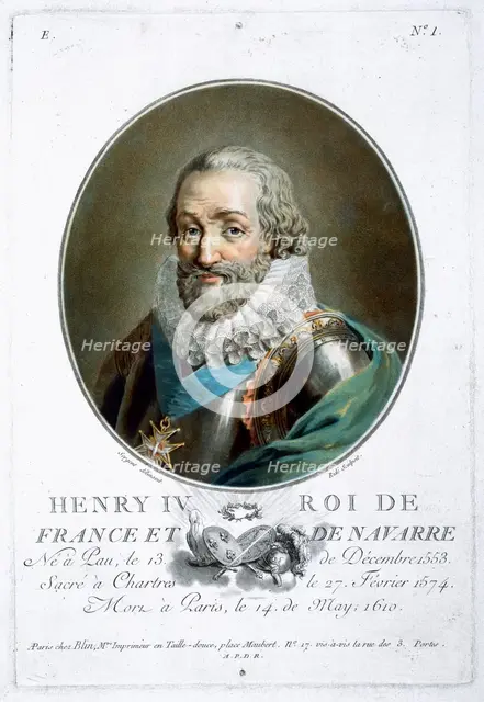 Henry IV, King of France and Navarre, (c1771-1847). Creator: Ride.