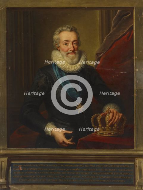 Henry IV, King of France, c1600. Creator: Frans Pourbus the Younger.