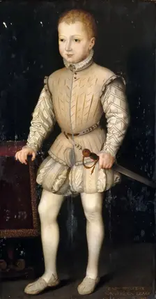 Henry IV of France as Child. Artist: Clouet, François (1510-1572)