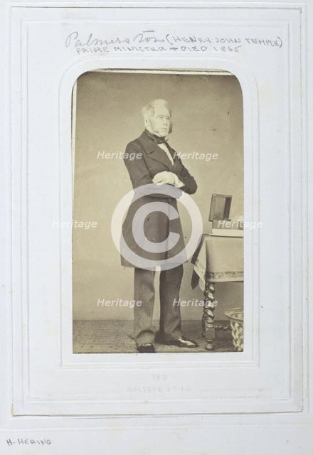 Henry John Temple, 1860-69. Creator: Henry Hering.