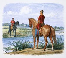 Henry of Anjou and Stephen confer across the Thames, 1153 (1864). Creator: James William Edmund Doyle