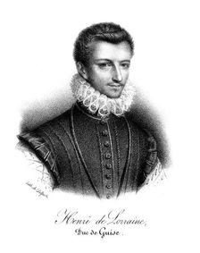 Henry of Lorraine, 3rd Duc de Guise, 16th century French soldier and statesman, c1820. Artist: Delpech