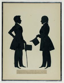 Henry L. and Myron H. Church, September 23, 1841. Creator: Auguste Amant Constant Fidele Edouart