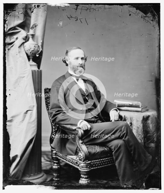 Henry L. Dawes of Massachusetts, between 1860 and 1875. Creator: Unknown.