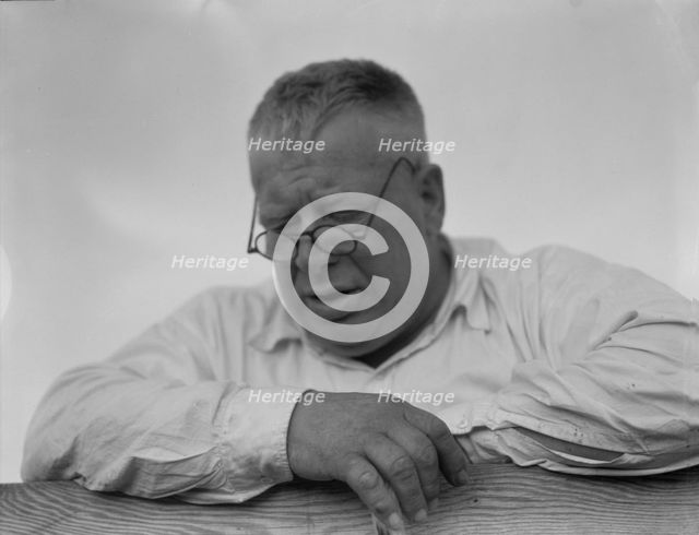 Henry Lotz, Midway City Dairy Association, near Santa Ana, 1937. Creator: Dorothea Lange.
