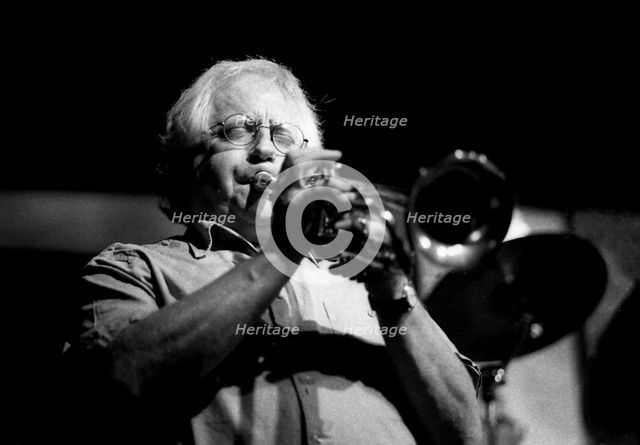 Henry Lowther, Watermill Jazz Club, Dorking, Surrey, September, 2000.  Artist: Brian O'Connor.