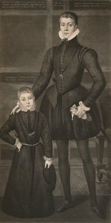 Henry Lord Darnley, and his Brother Charles c16th century, (1904)