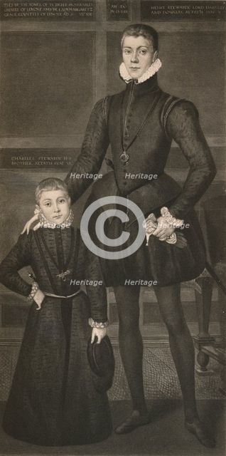 'Henry Lord Darnley, and his Brother Charles', c16th century, (1904). Artist: Unknown.