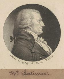 Henry Latimer, 1798. Creator: Charles Balthazar Julien Févret de Saint-Mémin