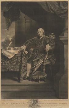 Henry Laurens, 1782. Creator: Valentine Green