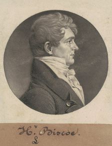 Henry Lawson Biscoe, 1808. Creator: Charles Balthazar Julien Févret de Saint-Mémin