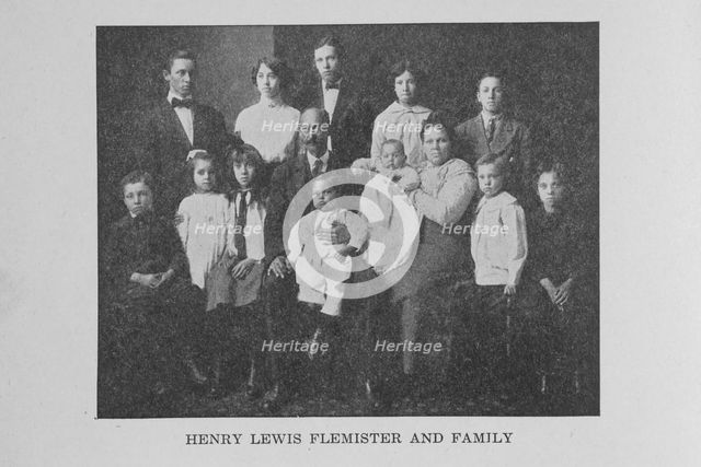 Henry Lewis Flemister and family, 1917. Creator: Unknown.