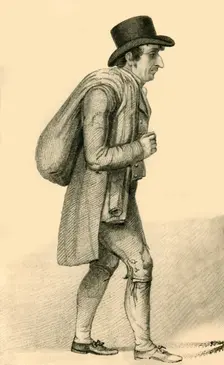 Henry Lemoine, the Eccentric Bookseller & Author 1822. Creator: Robert Cooper