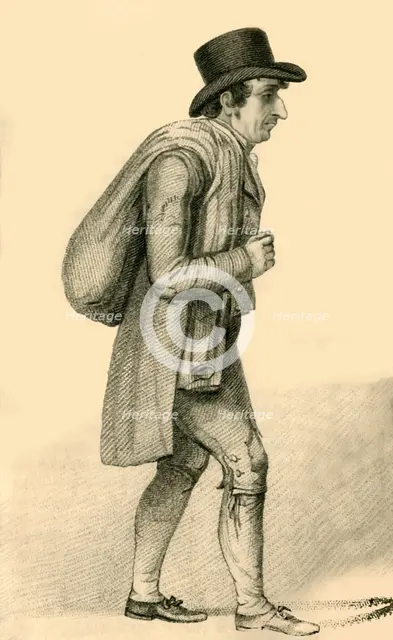 'Henry Lemoine, the Eccentric Bookseller & Author', 1822. Creator: Robert Cooper.