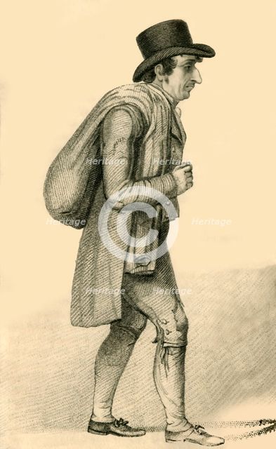 'Henry Lemoine, the Eccentric Bookseller & Author', 1822. Creator: Robert Cooper.