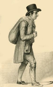 Henry Lemoine, the Eccentric Bookseller & Author 1822. Creator: Robert Cooper