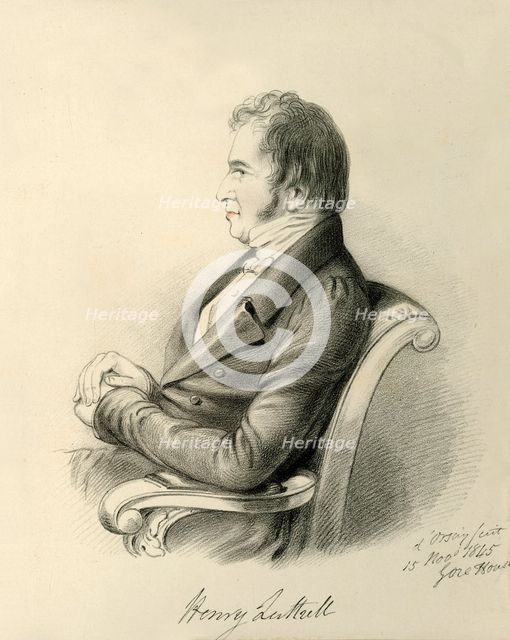 'Henry Luttrell', 1845. Creator: Alfred d'Orsay.