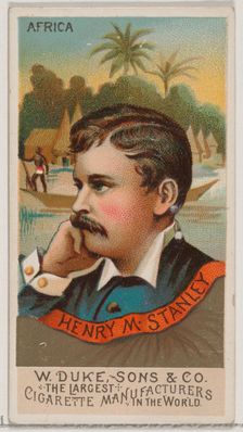 Henry M. Stanley, from the series Great Americans (N76) for Duke brand cigarettes, 1888., 1888. Creator: Unknown