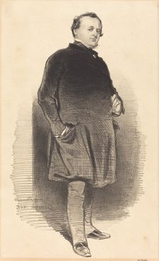 Henry Monnier, 1843. Creator: Paul Gavarni