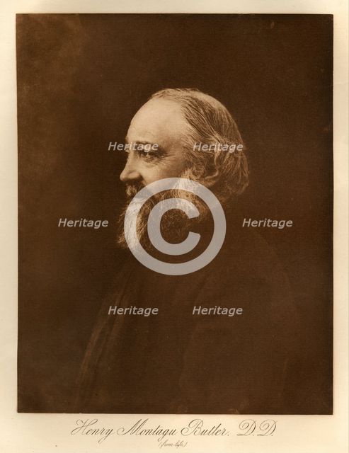 Henry Montagu Butler, D.D. (from life), before 1893.  Creator: Henry Herschel Hay Cameron.