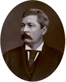 Henry Morton Stanley, African explorer, 1880. Creator: Lock & Whitfield