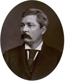 Henry Morton Stanley, African explorer, 1880. Creator: Lock & Whitfield