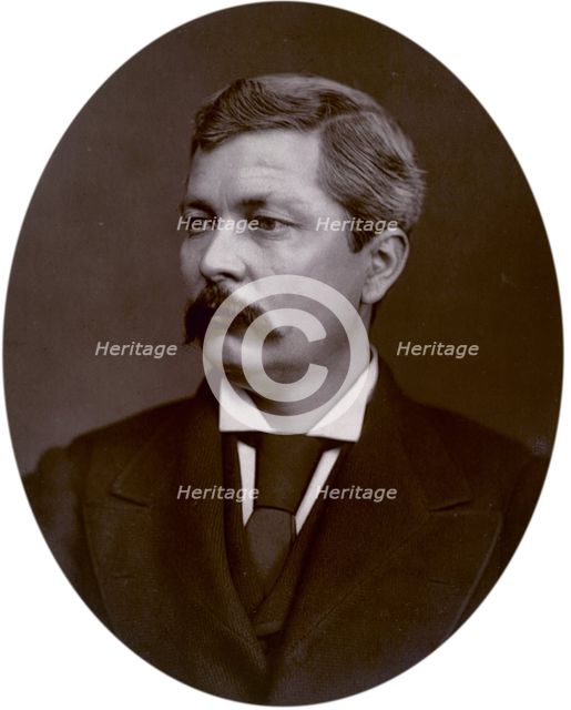Henry Morton Stanley, African explorer, 1880. Creator: Lock & Whitfield.