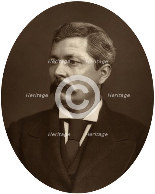 Henry Morton Stanley, African explorer, 1880.Artist: Lock & Whitfield