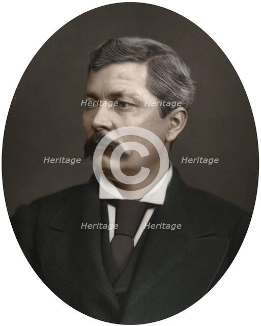 Henry Morton Stanley, African explorer, 1880.Artist: Lock & Whitfield