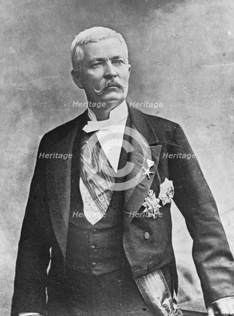 Henry Morton Stanley, Welsh journalist and explorer, late 19th or early 20th century. Artist: Unknown